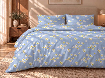 Bavlnené obliečky CAMELIA Blue