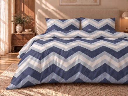 Bavlnené obliečky DARCY Navy