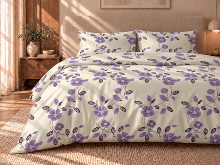Bavlnené obliečky FAUNA Violet