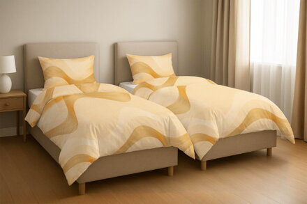 Bavlnené obliečky 1+1 JABLONEC Coral