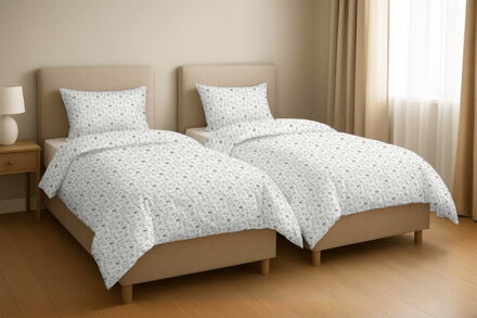 Bavlnené obliečky 1+1 RENO White Bavlnené obliečky 1+1 RENO White