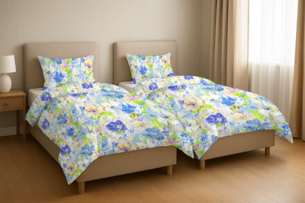 Bavlnené obliečky 1+1 RENOIR Blue Bavlnené obliečky 1+1 RENOIR Blue