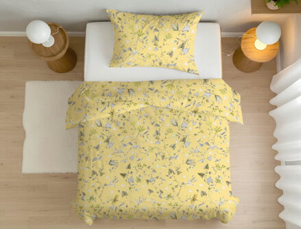 Bavlnené obliečky EVELIN Yellow