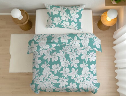 Bavlnené obliečky GAŠTANY Petrol