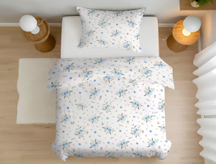 Bavlnené obliečky IRIS Blue