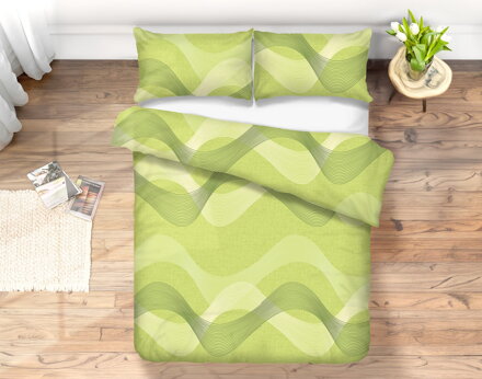 Bavlnené obliečky JABLONEC Apple Green