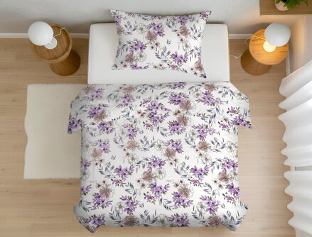 Bavlnené obliečky LÚČKA Lila