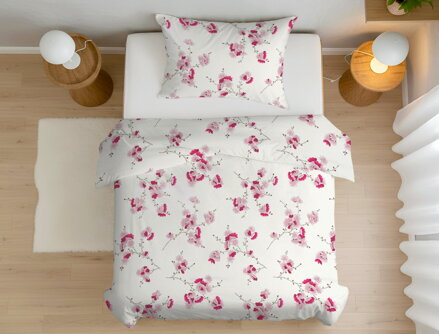 Bavlnené obliečky MÁRIA Fuchsiová