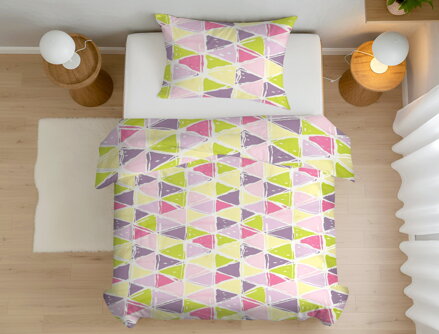 Bavlnené obliečky MALINÔ BRDO Lime