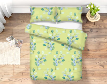 Bavlnené obliečky PODOLÍNEC Light green