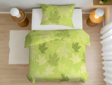 Bavlnené obliečky RADÔSTKA Lime