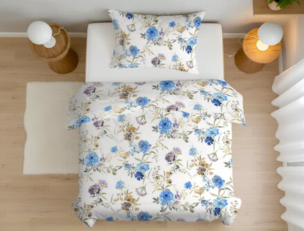 Bavlnené obliečky ROZÁRIA Blue