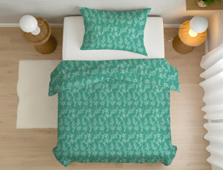 Bavlnené obliečky TANEČNICA Petrol