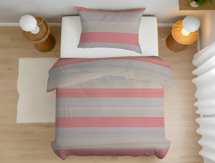 Bavlnené obliečky TUNIS Red