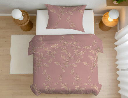 Bavlnené obliečky VINNÉ Tea rose