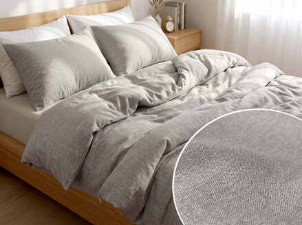 Hrejivé obliečky CATIONIC Grey