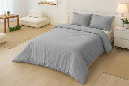 Obliečky z mikrovlákna LIGHT GREY