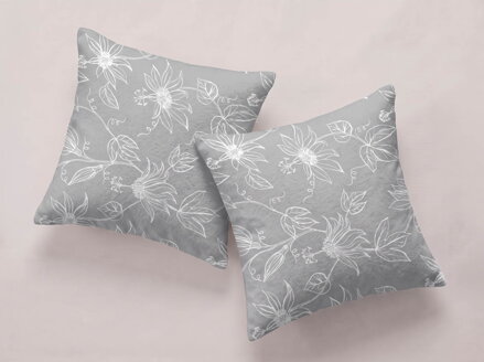 2 set flanelových obliečok CLAIRE Grey