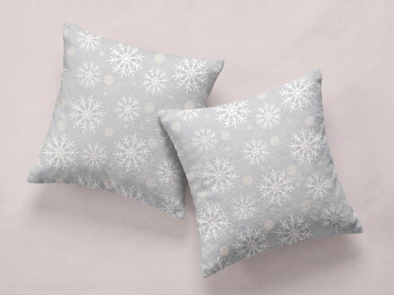 2 set flanelových obliečok FROST Grey