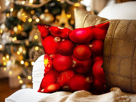 Vianočná obliečka na vankúš BOLAS