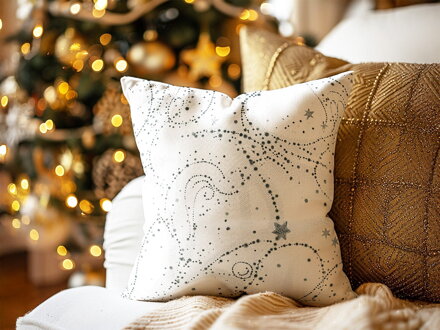 Obliečka na vankúš COSMIC White