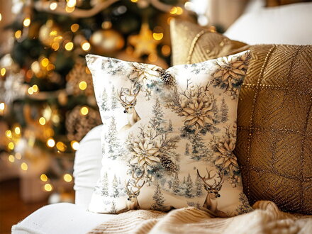 Obliečka na vankúš WINTER FOREST