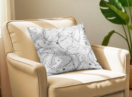 Obliečka na vankúš COSMIC White