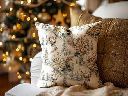 Obliečka na vankúš WINTER FOREST