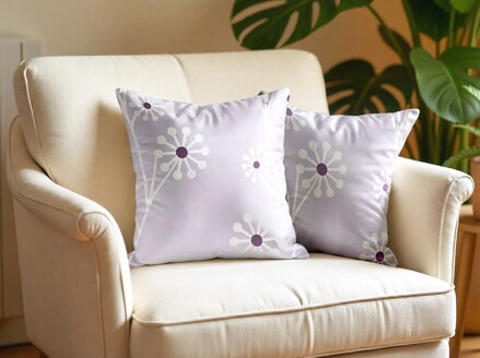 Obliečka na vankúš OLOMOUC Lila | 2ks