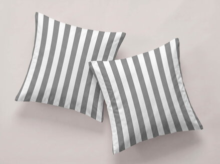 Obliečka na vankúš LINES Grey | 2ks