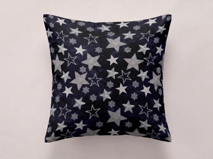Vianočná obliečka na vankúš SUPERNOVA Blue