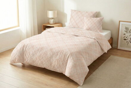 Bavlnené obliečky PASTELS Lososová