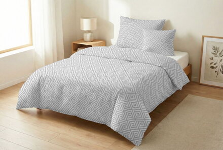 Bavlnené obliečky STOCKHOLM Sivá