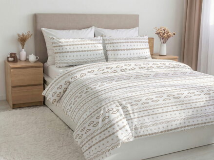 Folklórne obliečky ČIČMANY Béžová