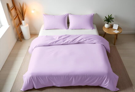 Obliečky SATÉN UNI Fialová