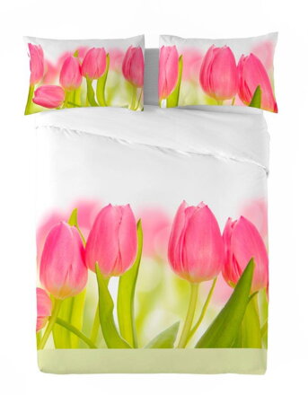 Saténové obliečky HOLLAND TULIPS
