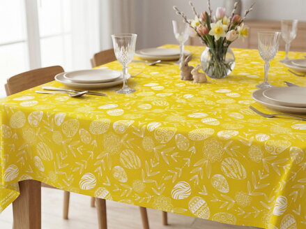 Veľkonočný obrus FUNNY Yellow