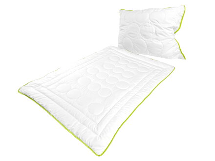 Prírodný set paplón a vankúš Áčko Bamboo