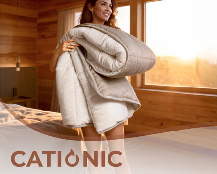 Paplón s 2 hrejivosťami CATIONIC Velvet Mocca