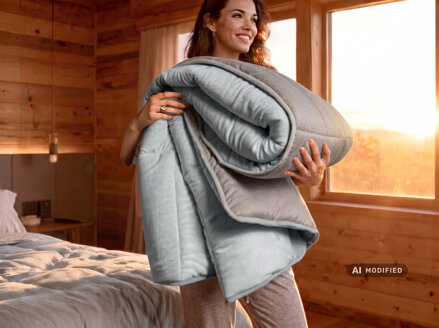 Paplón s 2 hrejivosťami CATIONIC Velvet Grey