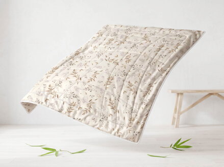 Ultra tenký paplón Bamboo Olive Beige | 140x200