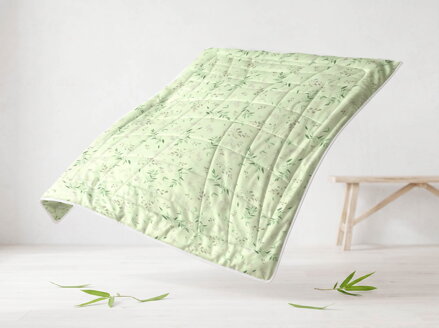 Ultra tenký paplón Bamboo Olive Sage | 140x200
