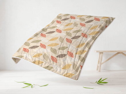 Ultra tenký paplón Bamboo Patince SESAME | 140x200