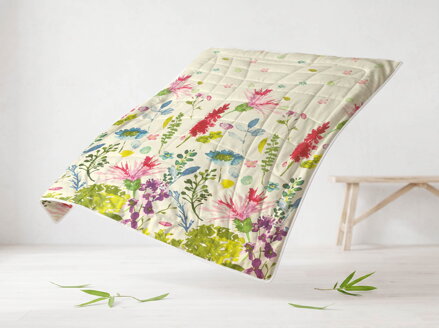 Ultra tenký paplón Bamboo Šírava Cream | 140x200