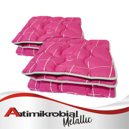 Set extra hrejivých termo paplónov Metalic Termo Pink | 1200g