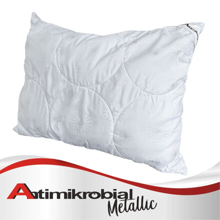 Antibakteriálny vankúš METALIC White