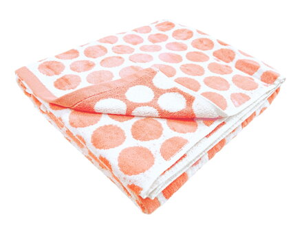 Plážová osuška MALIBU DOTS Coral