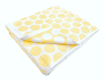 Plážová osuška MALIBU DOTS Sun yellow