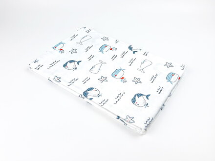 Bavlnená plienka Veľrybka | 90x100