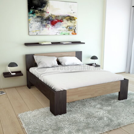 Masívna posteľ GOLIÁŠ | 180x200 cm